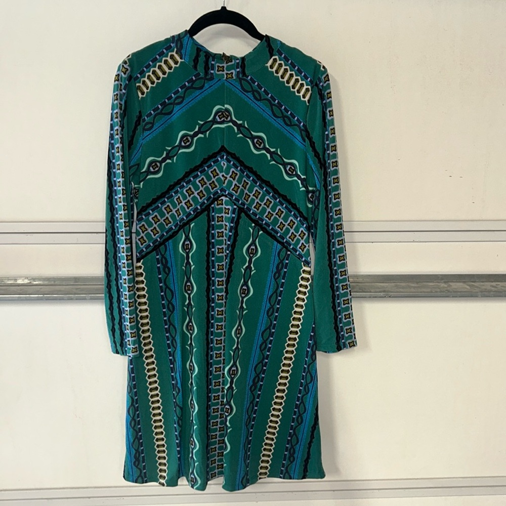 Free People Mock Neck Mini Dress Stella Retro NWT